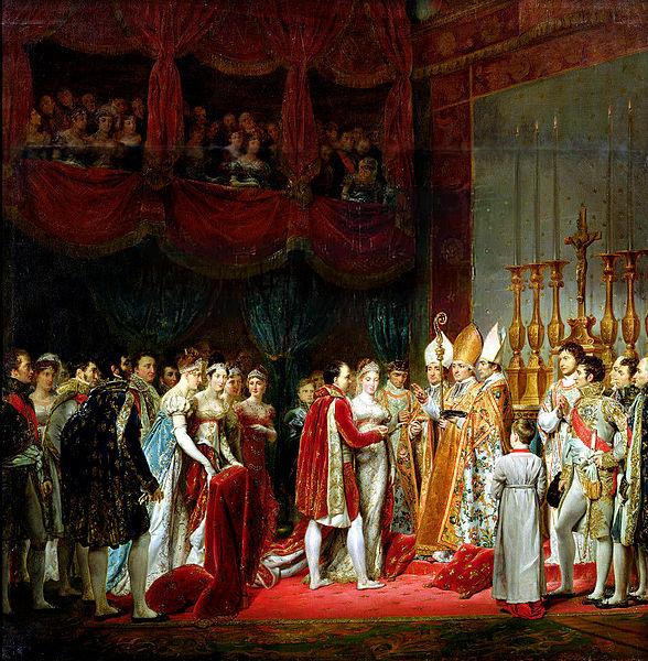 Georges Rouget Marriage of Napoleon I and Marie Louise. 2 April 1810. oil painting image